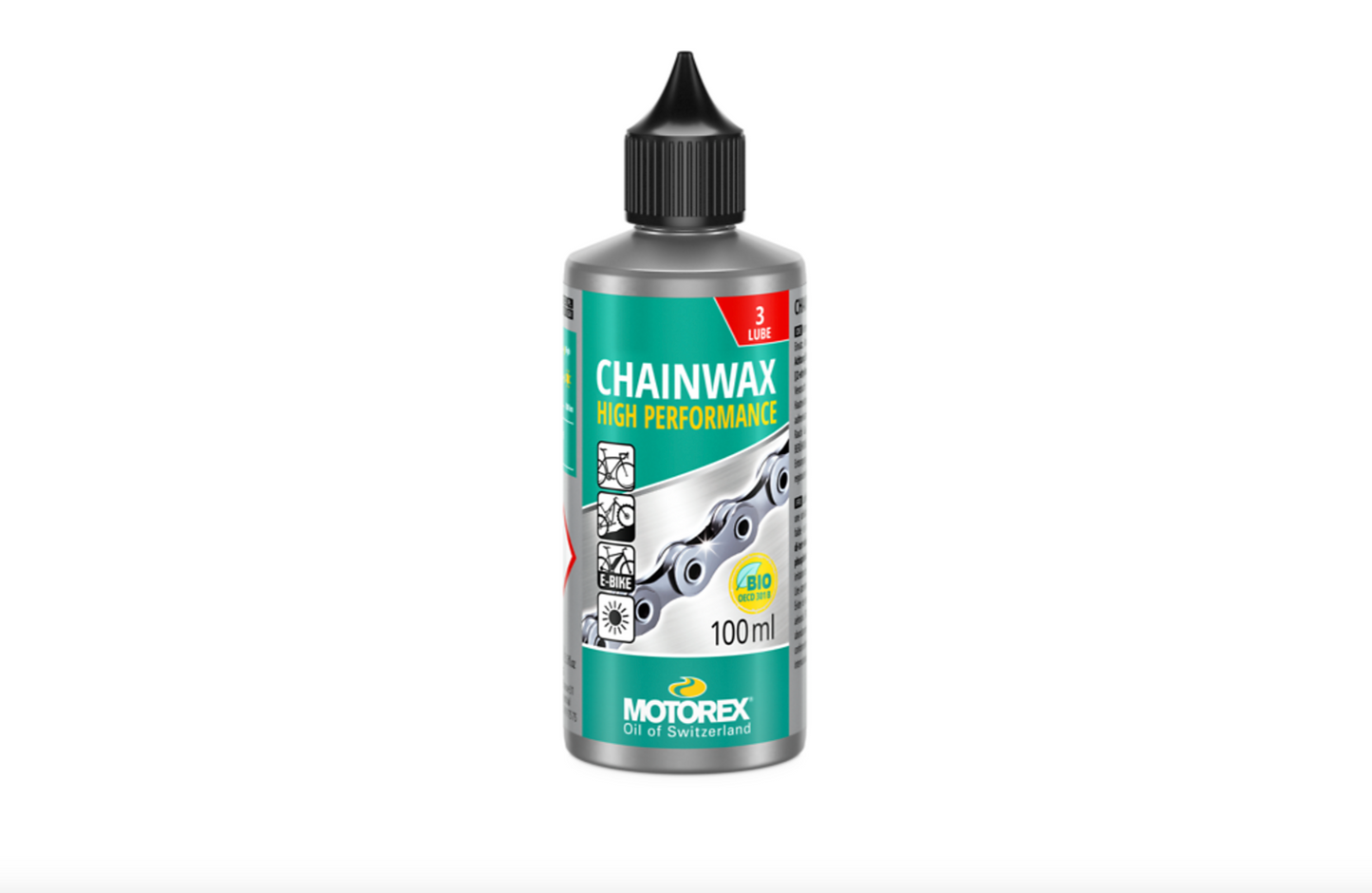 Kettenwax für all Wetter Moterex 100ml - Spezieller Kettenschmierstoff auf Wachs-/Wasserbasis